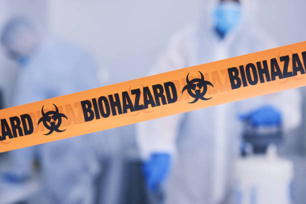 Professional Infectious Disease Decontamination technician working in Marstons Mills, MA